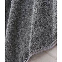 Babyhug Woven Terry Hooded Towel Elephant Patch - Grey