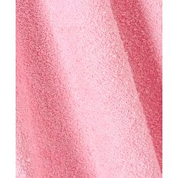 Babyhug Woven Terry Hooded Towel Animal Face Embroidery - Pink