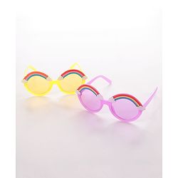 Babyhug Sunglasses - Yellow & Purple