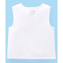 Babyhug Sleeveless 100% Cotton Jhablas Pack Of 3 - White