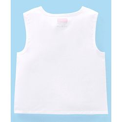 Babyhug Sleeveless 100% Cotton Jhablas Pack Of 3 - White