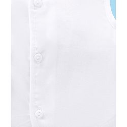 Babyhug Sleeveless 100% Cotton Jhablas Pack Of 3 - White
