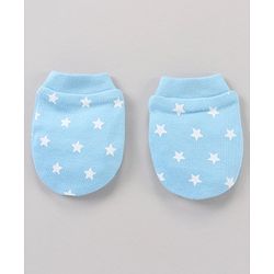 Babyhug 100% Cotton Mittens Set Multi Print Pack Of 5 - Multicolor