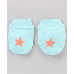 Babyhug 100% Cotton Mittens Set Multi Print Pack Of 5 - Multicolor