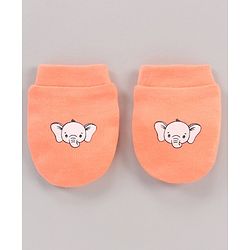 Babyhug 100% Cotton Mittens Set Multi Print Pack Of 5 - Multicolor