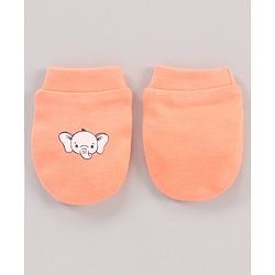 Babyhug 100% Cotton Mittens Set Multi Print Pack Of 5 - Multicolor