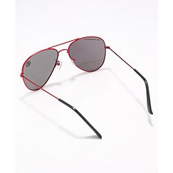Babyhug Marvel Aviator Sunglasses - Black Red