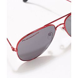 Babyhug Marvel Aviator Sunglasses - Black Red