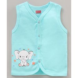 Babyhug 100% Cotton Sleeveless Vests Printed Pack of 5 - Multicolour