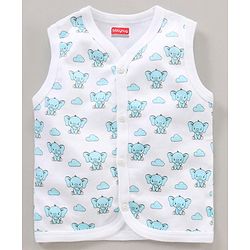Babyhug 100% Cotton Sleeveless Vests Printed Pack of 5 - Multicolour