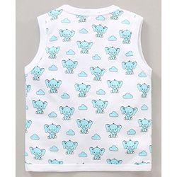 Babyhug 100% Cotton Sleeveless Vests Printed Pack of 5 - Multicolour