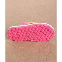 Cute Walk by Babyhug Flip Flops Fruits Print - Pink White (Strap Colour May Vary)