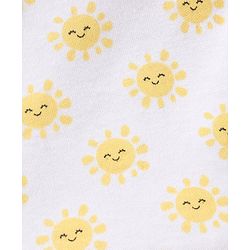 Babyhug 100% Cotton Antibacterial Half Sleeves Vests Rainbow Print Pack of 5 - Pink Blue Yellow White
