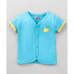 Babyhug 100 % Cotton Antibacterial Vests Pack of 5 - Multicolour