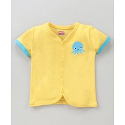 Babyhug 100 % Cotton Antibacterial Vests Pack of 5 - Multicolour
