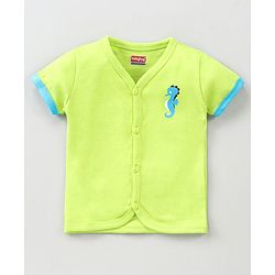Babyhug 100 % Cotton Antibacterial Vests Pack of 5 - Multicolour