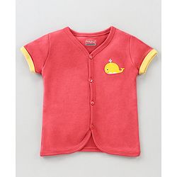 Babyhug 100 % Cotton Antibacterial Vests Pack of 5 - Multicolour