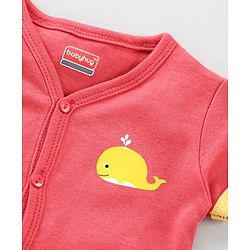 Babyhug 100 % Cotton Antibacterial Vests Pack of 5 - Multicolour