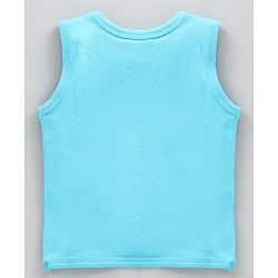 Babyhug 100% Cotton Anti-Bacterial Vests Sea Creatures Print Pack Of 5 - Multicolor