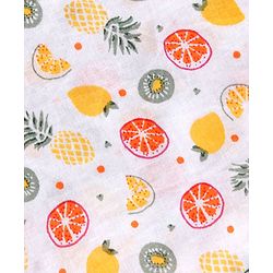 Babyhug 100% Cotton Fruit Printed Jhabla With Bloomer - Multicolour