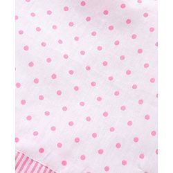 Babyhug 100% Cotton Vest With Bloomer Printed - Pink White