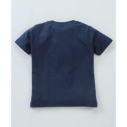 Babyhug Half Sleeves Solid T-Shirts Pack of 3 - Navy Blue Yellow