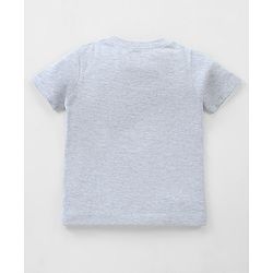 Babyhug Half Sleeves Solid T-Shirts Pack of 3 - Orange Grey Green