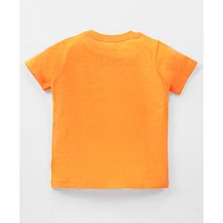 Babyhug Half Sleeves Solid T-Shirts Pack of 3 - Orange Grey Green