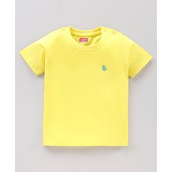Babyhug Half Sleeves Solid T-Shirt Pack Of 3 - Multicolor