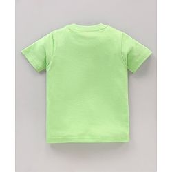 Babyhug Cotton Knit Half Sleeves T-Shirt Solid Pack Of  3 - Green Yellow Blue