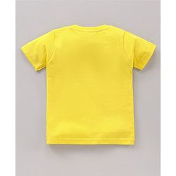 Babyhug Cotton Knit Half Sleeves T-Shirt Solid Pack Of  3 - Green Yellow Blue