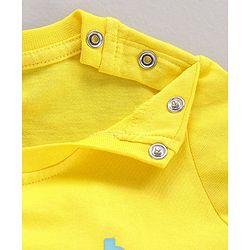 Babyhug Cotton Knit Half Sleeves T-Shirt Solid Pack Of  3 - Green Yellow Blue