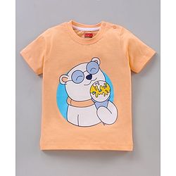 Babyhug Half Sleeves Tee Printed Pack of 3- Multicolor