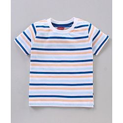 Babyhug Half Sleeves Tee Printed Pack of 3- Multicolor