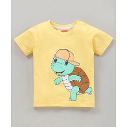 Babyhug Half Sleeves T-Shirts Animal Print Pack Of 3 - Multicolor