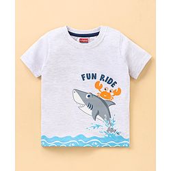 Babyhug Half Sleeves Printed T-Shirts Pack of 3 - Multicolor