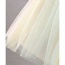 Babyhug Sleeveless Party Wear Tutu Frock Corsage Applique - Multicolor