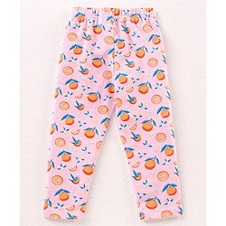 Babyhug Full Length Knit Multi Print & Solid Leggings Pack of 3 - Multicolor