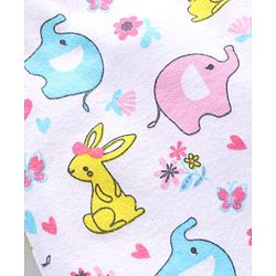 Babyhug Short Cap Sleeves 100 % Cotton Printed Vests Pack of 3 - Mutlicolor