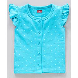 Babyhug Short Cap Sleeves 100 % Cotton Printed Vests Pack of 3 - Mutlicolor