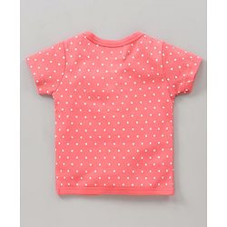 Babyhug 100% Cotton Half Sleeves Vests Watermelon Print Pack of 3 - Pink Blue White