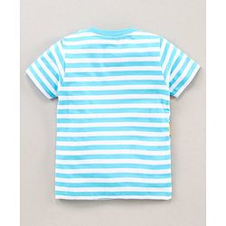 Babyhug Half Sleeves Shorts Night Suit Winnie The Pooh Print - Blue