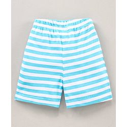 Babyhug Half Sleeves Shorts Night Suit Winnie The Pooh Print - Blue