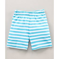 Babyhug Half Sleeves Shorts Night Suit Winnie The Pooh Print - Blue