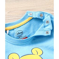 Babyhug Half Sleeves Shorts Night Suit Winnie The Pooh Print - Blue