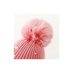 Babyhug Woollen Cap Pink - Circumference 32 cm