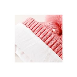 Babyhug Woollen Cap Pink - Circumference 32 cm