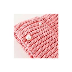 Babyhug Woollen Cap Pink - Circumference 32 cm