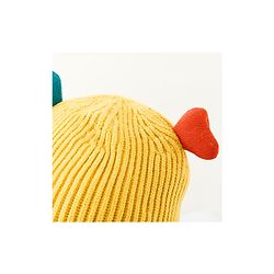 Babyhug Woollen Cap Yellow - Circumference 37 cm