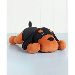 Babyhug Dog Soft Toy Dark Brown - Length 45 cms